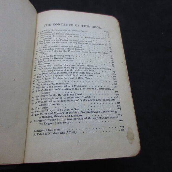 Vintage Canadian Pacific Mini Common Prayer / Bible Book - Extremely Rare !! - Picture 11 of 12